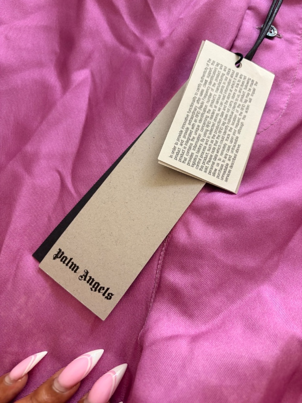 Palm Angels Silk pants NEW WITH TAGS - Picture 4 of 4